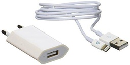 Devia Cargador USB 2.0 1A con Cable Lightning Blanco