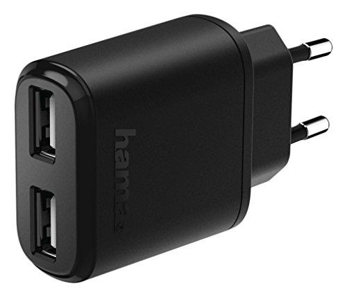 Hama 173623 Interior Negro Cargador de teléfono móvil - Cargadores de teléfono móvil (Interior