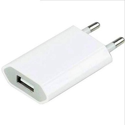 Shot Case Adaptador USB de Pared para Xiaomi Redmi Note 6A de 1 Puerto de Corriente AC Cargador Blanco (5 V-1 A) Universal (Blanco)