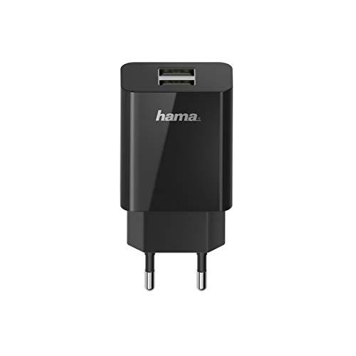 Hama Cargador USB (2 Puertos, 5 V/10,5 W)