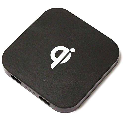 Cablematic - Cargador inalámbrico por inducción Qi USB negro de 1000mA