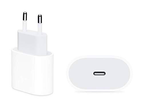 InnJoo Cargador rápido USB-C de 20 W, PD 3.0, Adaptador de Corriente para iPhone 12/12 Mini/12 Pro/11 Pro MAX SE