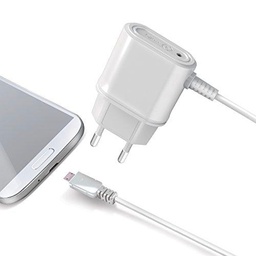 Celly TCMICROW - Cargador MicroUSB de Color Blanco