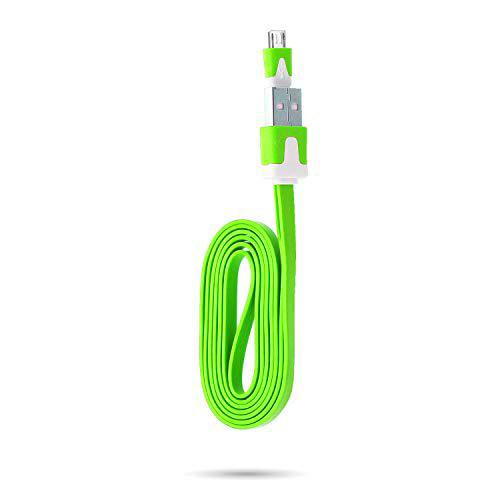 Shot Case Cable Cargador para Alcatel Pixi 4S/4 Plus/4 (6) 4 G USB/Micro USB Noodle Universal