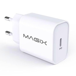 Magix Cargador de Pared 20W PD Powe Delivery 3.0, AC 100-240V a CC 5V 9V 12V (para iPhone 12/12 Mini / 12 Pro / 12 Pro MAX / 11 Pro MAX / SE