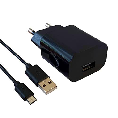 APM 570337 - Cargador de Red (1 USB, 2,1 A), Color Negro