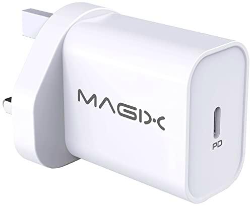 Magix Cargador de pared PD Quick Charge 3.0 30W, USB Tipo-C