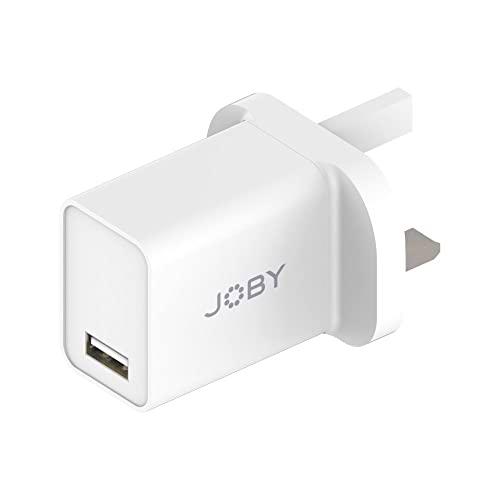 Cargador para Pared USB-A JOBY 12W (2.4A), Enchufe Tipo G