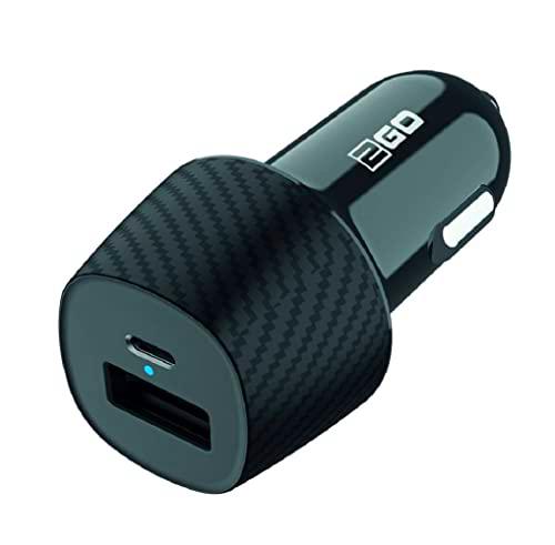 2GO Cargador Universal con 1 USB y Tipo C de 12 V